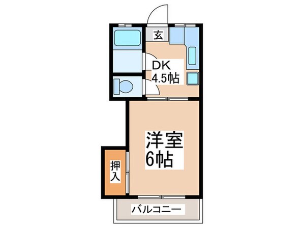 葵コーポの物件間取画像